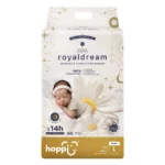 Bỉm - Tã dán Hoppi RoyalDream cao cấp size L 40 miếng ( cho bé 9-14kg)